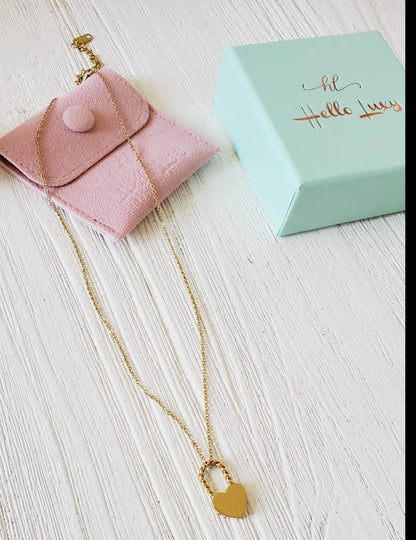 heart necklace, love necklace, valentines necklace, valentines gift, Tiger Necklace, Leo Necklace, 18k Gold Necklace, Gift for her, Gift for mom, Bold jewelry, bold necklace, paperclip necklace, dainty jewelry, vintage jewelry, gold jewelry, goldfilled jewelry, water resistant jewelry, water resistant necklace